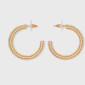 Sugarfix by Bauble Bar Hoop Earrings 3 for $15